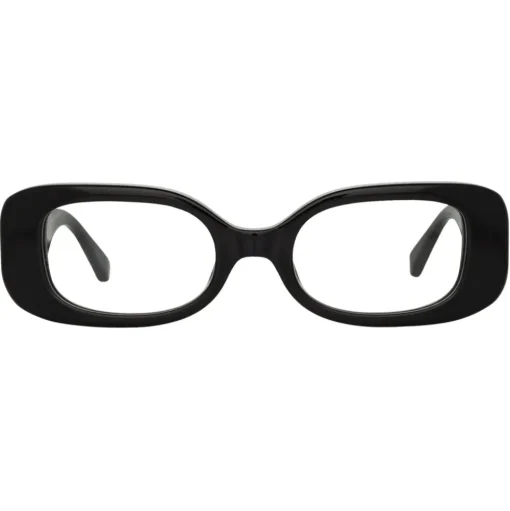 Linda Farrow - Lola Rectangular Optical Glasses in Black - LFL1117C4OPT - Linda Farrow Eyewear - Avvenice