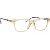 Linda Farrow - Mae Cat Eye Optical Glasses in Ash - LF55C3OPT - Linda Farrow Eyewear - Avvenice
