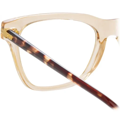 Linda Farrow - Mae Cat Eye Optical Glasses in Ash - LF55C3OPT - Linda Farrow Eyewear - Avvenice