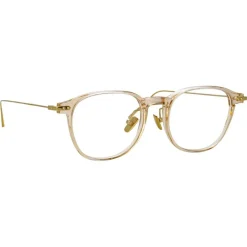 Linda Farrow - Meier D-Frame Optical Glasses in Clear - Linda Farrow Eyewear - Avvenice