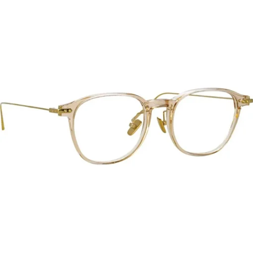 Linda Farrow - Meier D-Frame Optical Glasses in Clear - Linda Farrow Eyewear - Avvenice