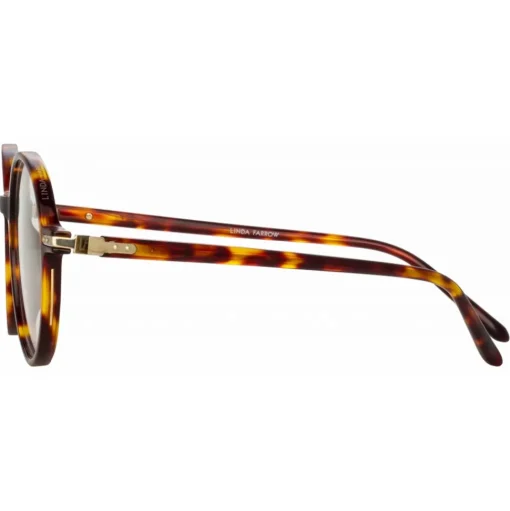 Linda Farrow - Merrick A Oval Optical Glasses in Tortoiseshell - LF51AC2OPT - Linda Farrow Eyewear - Avvenice