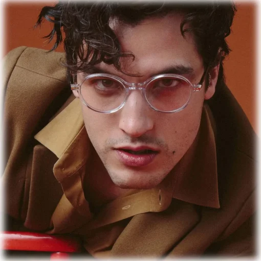 Linda Farrow - Merrick A Oval Optical Glasses in Nectarine - LF51AC4OPT - Linda Farrow Eyewear - Avvenice