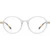 Linda Farrow - Merrick A Oval Optical Glasses in Clear - LF51AC3OPT - Linda Farrow Eyewear - Avvenice