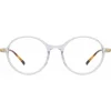 Linda Farrow - Merrick Oval Optical Glasses in Clear - LF51C3OPT - Linda Farrow Eyewear - Avvenice