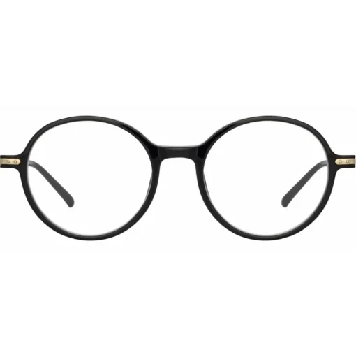 Linda Farrow - Merrick Oval Optical Glasses in Black - LF51C1OPT - Linda Farrow Eyewear - Avvenice