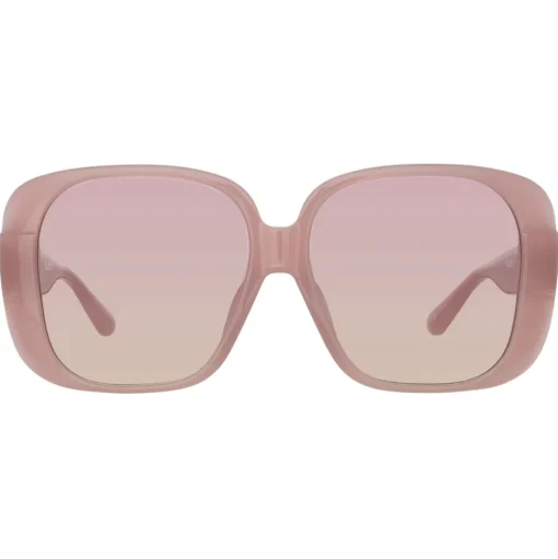 Linda Farrow - Mima Oversized Sunglasses in Lilac - LFL1401C3SUN - Linda Farrow Eyewear - Avvenice