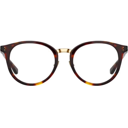 Linda Farrow - Morgan Oval Optical Glasses in Tortoiseshell - LFL1366C4OPT - Linda Farrow Eyewear - Avvenice