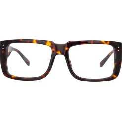 Linda Farrow - Morrison Rectangular Optical Glasses in Tortoiseshell - LFL1027C6OPT - Linda Farrow Eyewear - Avvenice