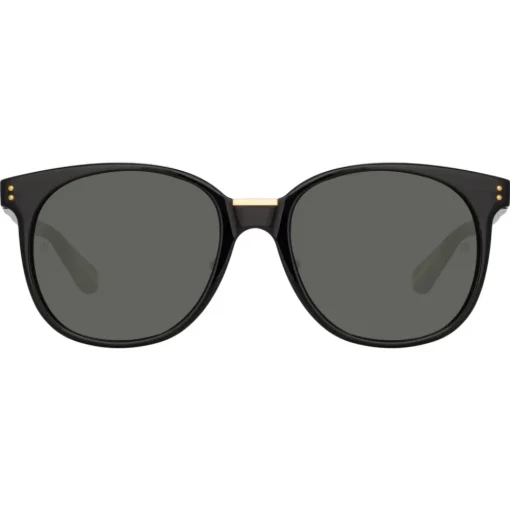 Linda Farrow - Palla D-Frame Sunglasses in Black - LFL1277C1SUN - Linda Farrow Eyewear - Avvenice
