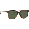 Linda Farrow - Palla D-Frame Sunglasses in Tortoiseshell - LFL1277C2SUN - Linda Farrow Eyewear - Avvenice