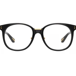 Linda Farrow - Palla D-Frame Optical Glasses in Black - LFL1277C4OPT - Linda Farrow Eyewear - Avvenice