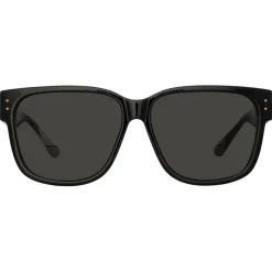 Linda Farrow - Perry D-Frame Sunglasses in Black - LFL1429C1SUN - Linda Farrow Eyewear - Avvenice