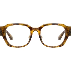 Linda Farrow - Ramon Rectangular Optical Glasses in Tobacco Tortoiseshell - LFL1270C7OPT - Linda Farrow Eyewear - Avvenice