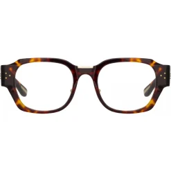 Linda Farrow - Ramon Rectangular Optical Glasses in Tortoiseshell - LFL1270C5OPT - Linda Farrow Eyewear - Avvenice