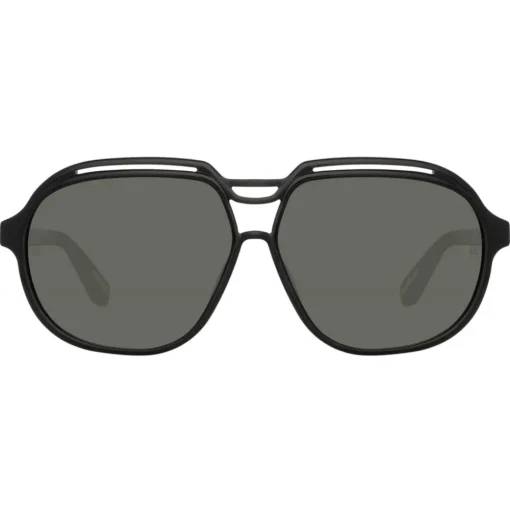 Linda Farrow - Raphael Aviator Sunglasses in Black - LFL1294C1SUN - Linda Farrow Eyewear - Avvenice