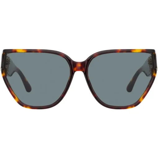 Linda Farrow - Sabine Oversized Sunglasses in Tortoiseshell - LFL1298C2SUN - Linda Farrow Eyewear - Avvenice