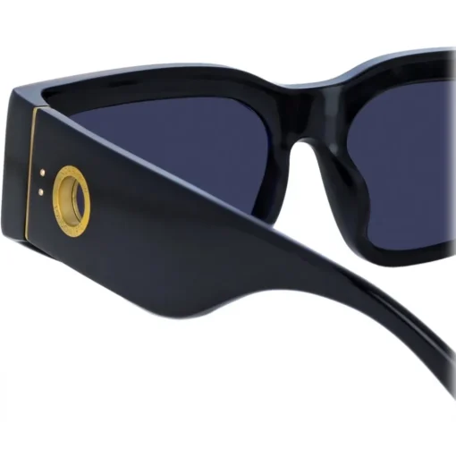 Linda Farrow - Senna Cat Eye Sunglasses in Black - LFL1351C1SUN - Linda Farrow Eyewear - Avvenice