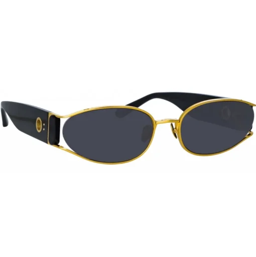 Linda Farrow - Shelby Cat Eye Sunglasses in Black - LFL1157C1SUN - Linda Farrow Eyewear - Avvenice