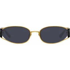 Linda Farrow - Shelby Cat Eye Sunglasses in Black (Men’s) - LFL1157C1SUN - Linda Farrow Eyewear - Avvenice