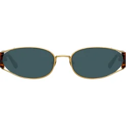 Linda Farrow - Shelby Cat Eye Sunglasses in Tortoiseshell - LFL1157C2SUN - Linda Farrow Eyewear - Avvenice