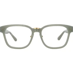 Linda Farrow - Steffen A Optical D-Frame in Steel - LFL1402AC3OPT - Linda Farrow Eyewear - Avvenice