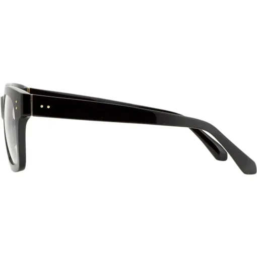 Linda Farrow - The Max D-Frame Optical Glasses in Black - LFLC71C1OPT - Linda Farrow Eyewear - Avvenice