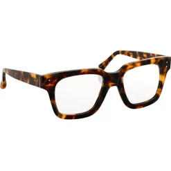 Linda Farrow - The Max D-Frame Optical Glasses in Tortoiseshell - LFLC71C2OPT - Linda Farrow Eyewear - Avvenice
