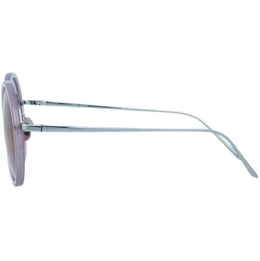 Linda Farrow - Tracy Round Sunglasses in Milky Purple - LFL239C59SUN - Linda Farrow Eyewear - Avvenice