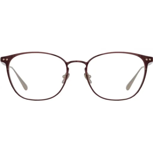 Linda Farrow - Xate Rectangular Optical Glasses in Brown - LFL1235C3OPT - Linda Farrow Eyewear - Avvenice