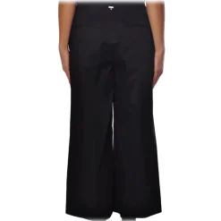 Liu Jo - Liu Jo - Bell Leg Pant with Jewel Buttons - Black - Trousers - Made in Italy - Luxury Exclusive Collection - Avvenice