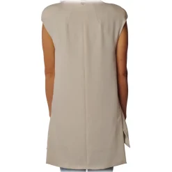 Liu Jo - Long and Open Vest - Beige - Top - Made in Italy - Luxury Exclusive Collection - Avvenice