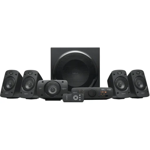 Logitech - Z906 5.1 Surround Sound Speaker System - Black - Gaming Speaker - Avvenice