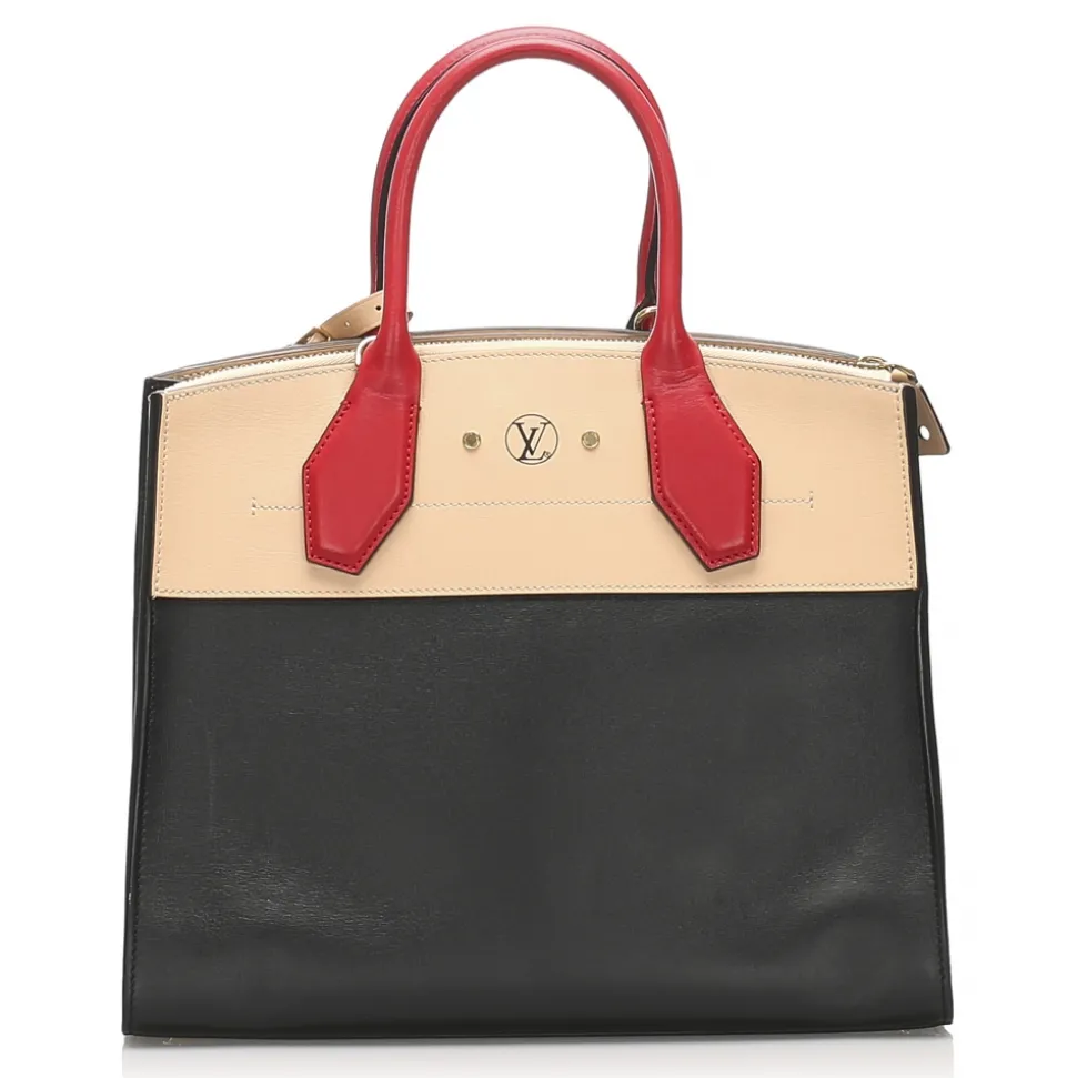 Louis Vuitton Vintage - City Steamer MM Bag - Black Multi - Canvas Leather Calf Handbag - Luxury High Quality - Avvenice