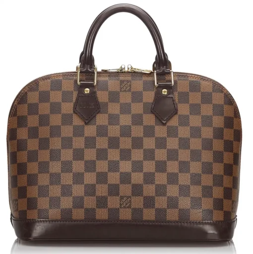 Louis Vuitton Vintage - Damier Ebene Alma PM Bag - Brown - Leather Handbag - Luxury High Quality - Avvenice
