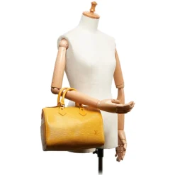Louis Vuitton Vintage - Epi Speedy 25 Bag - Yellow - Leather Handbag - Luxury High Quality - Avvenice