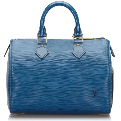 Louis Vuitton Vintage - Epi Speedy 25 Bag - Blue - Leather Handbag - Luxury High Quality - Avvenice