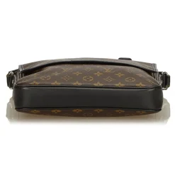Louis Vuitton Vintage - Macassar Bass MM Bag - Brown - Monogram Canvas and Leather Shoulder Bag - Luxury High Quality - Avvenice