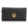 Louis Vuitton Vintage - Mahina Amelia Wallet - Black - Leather Wallet - Luxury High Quality - Avvenice