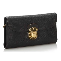 Louis Vuitton Vintage - Mahina Amelia Wallet - Black - Leather Wallet - Luxury High Quality - Avvenice