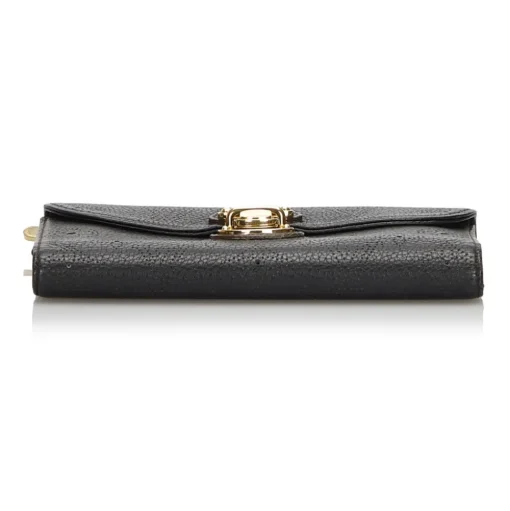 Louis Vuitton Vintage - Mahina Amelia Wallet - Black - Leather Wallet - Luxury High Quality - Avvenice