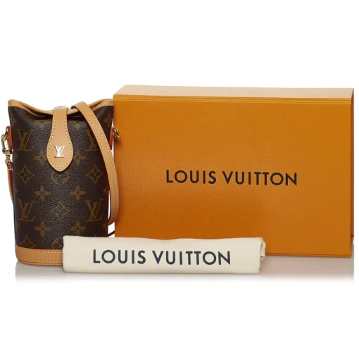 Louis Vuitton Vintage - Monogram Fold Me Pouch - Brown - Leather Handbag - Luxury High Quality - Avvenice