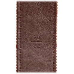 Louis Vuitton Vintage - Monogram Mini Lin Belt - Red Brown Beige - Leather Belt - Luxury High Quality - Avvenice