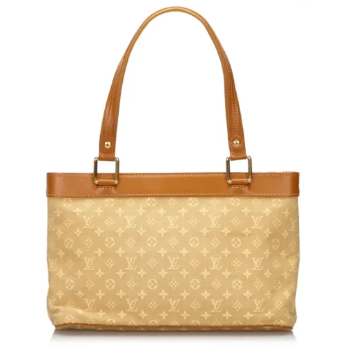 Louis Vuitton Vintage - Monogram Mini Lin Lucille PM Bag - Beige  - Fabric and Leather Handbag - Luxury High Quality - Avvenice