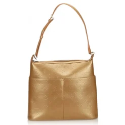Louis Vuitton Vintage - Monogram Mat Sutter Bag - Gold Brown - Vernis Leather Handbag - Luxury High Quality - Avvenice