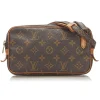 Louis Vuitton Vintage - Monogram Marly Bandouliere Brown - Canvas and Vachetta Leather Crossbody Bag - Luxury High Quality - Avvenice
