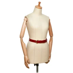 Louis Vuitton Vintage - Monogram Vernis Belt - Red - Vernis Leather Belt - Luxury High Quality - Avvenice