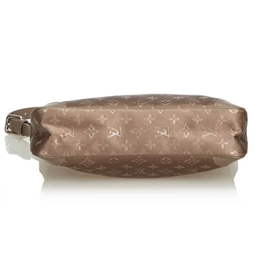 Louis Vuitton Vintage - Monogram Satin Little Boulogne Bag - Brown Bronze - Canvas and Leather Handbag - Luxury High Quality - Avvenice