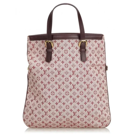 Louis Vuitton Vintage - Monogram Mini Lin Francoise Bag - Pink Brown - Monogram Leather Handbag - Luxury High Quality - Avvenice