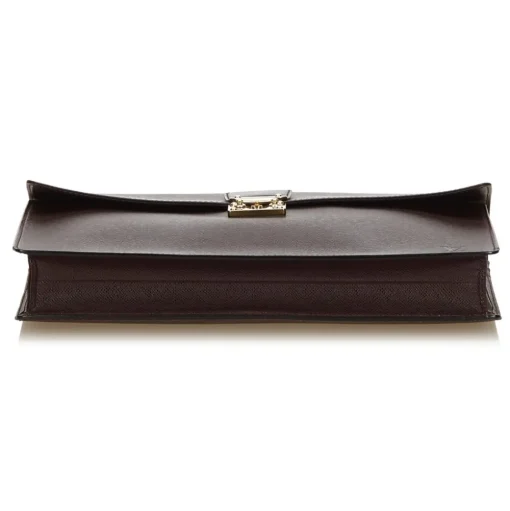 Louis Vuitton Vintage - Serviette Kourad Briefcase - Black - Leather and Taiga Leather Briefcase - Luxury High Quality - Avvenice